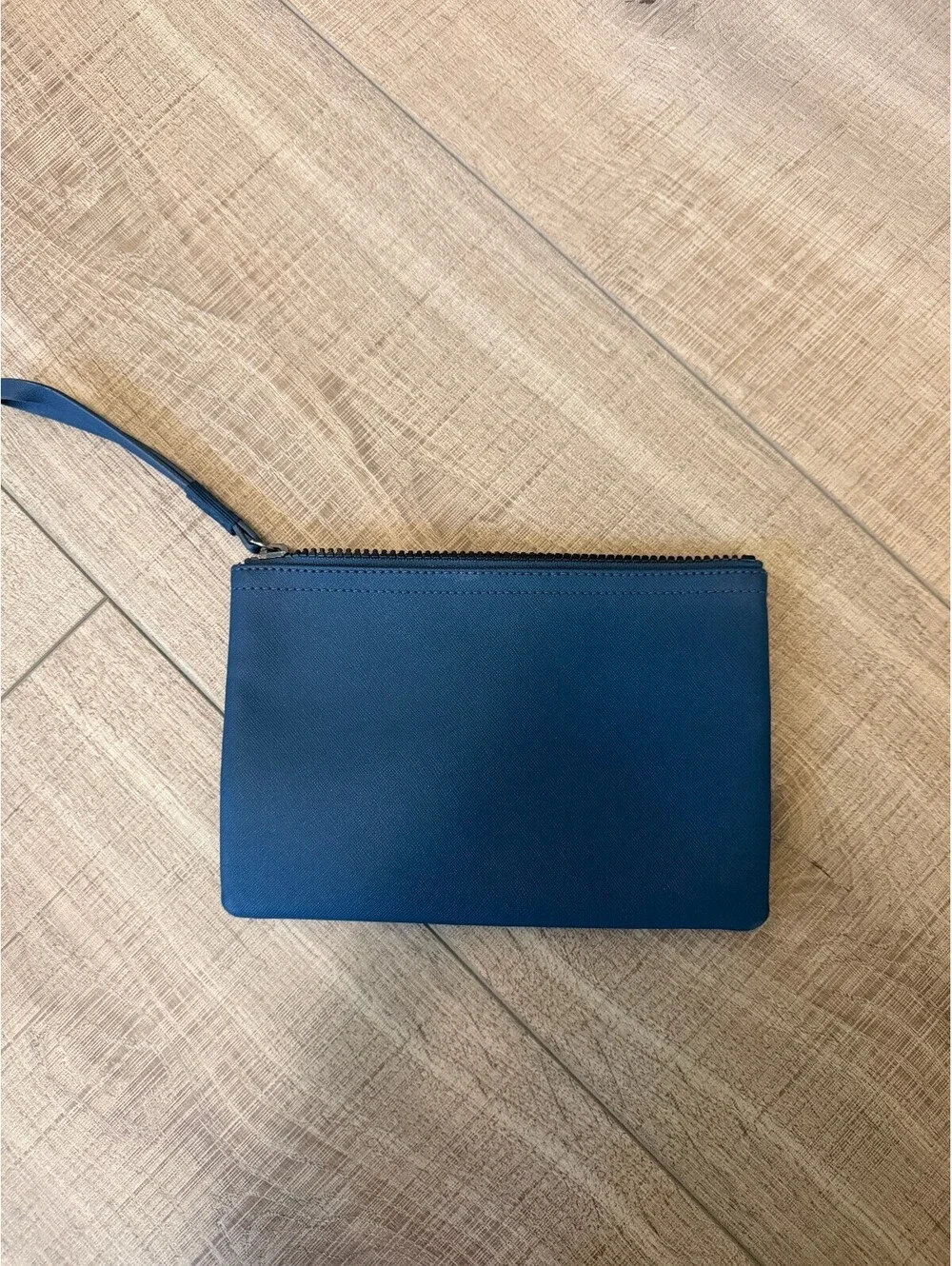 Lululemon Blue Zip Wristlet Pouch Clutch Bag